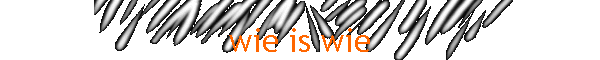 wie is wie